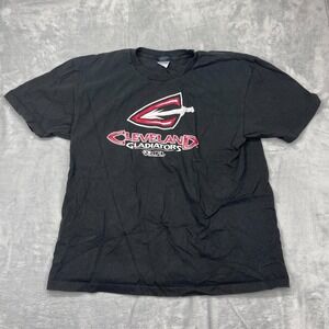 Cleveland Gladiators Shirt Mens 2XL Black AFL Arena Football League Crewneck Tee